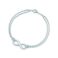 Infinity Bracelet With Double Chain