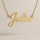 18ct White Gold and Diamond Name Necklace	