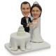 Couple Figurine With Background