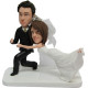 Couple Figurine With Background