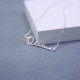 Custom Necklace with Your Own Signature Silver