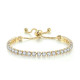 Elegant Melrah Icon Crystal Adjustable Tennis Bracelet For Women