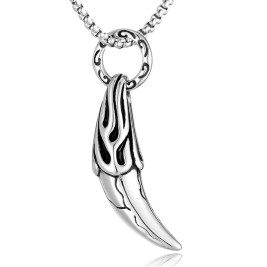 Sterling Silver Raptor Claw Pendant
