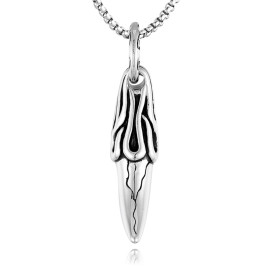 Sterling Silver Raptor Claw Pendant