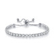 Elegant Melrah Icon Crystal Adjustable Tennis Bracelet For Women