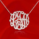 Large Monogram Initial Necklace