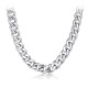 Cuban Link Chain Steel Cuban Chain Necklace for Men Women Unisex 5mm 7mm 9mm