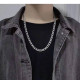 Cuban Link Chain Steel Cuban Chain Necklace for Men Women Unisex 5mm 7mm 9mm