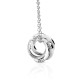 50th Birthday 'Five Rings For Five Decades' Russian Ring Necklace - 50th Birthday Gift For Her