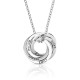 50th Birthday 'Five Rings For Five Decades' Russian Ring Necklace - 50th Birthday Gift For Her