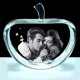 Personalised Crystal With 2D/3D Photo Engraved