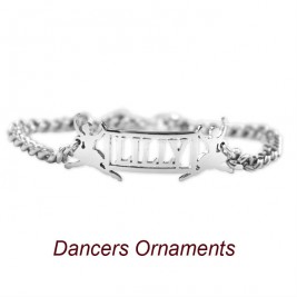 Personalised Name Bracelet/Anklet - Sterling Silver