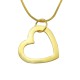 Personalised Always in My Heart Necklace - 18ct Gold Plated