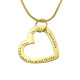 Personalised Always in My Heart Necklace - 18ct Gold Plated