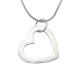 Personalised Always in My Heart Necklace - Sterling Silver