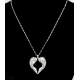 Personalised Angels Heart - Sterling Silver