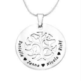 Personalised BFS Family Tree Necklace