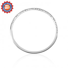 Personalised Classic Bangle - Sterling Silver