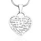 Personalised Heart of Hope Necklace - Sterling Silver