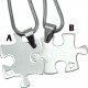 Personalised Forever Friends Puzzle Two Necklaces 