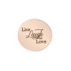 Personalised Live Laugh Love Disc - Dream Locket