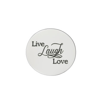 Personalised Live Laugh Love Disc - Dream Locket