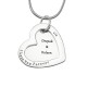 Personalised Love Forever Necklace - sterling Silver