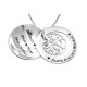 Personalised My Family Tree Dome Necklace - Sterling Silver