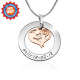 Personalised Mothers Love Necklace - Two Tone - Rose Gold Mother