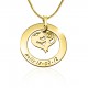 Personalised Mothers Love Necklace - 18ct Gold Plated