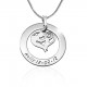 Personalised Mothers Love Necklace - Sterling Silver