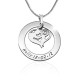 Personalised Mothers Love Necklace - Sterling Silver