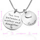 Personalised Mother Forever Necklace - Silver