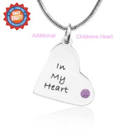 Personalised Additional Childrens Heart Pendant