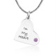 Personalised Mothers Heart Pendant Necklace Set Sterling Silver- Two Necklace