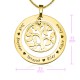 Personalised My Family Tree Necklace - 18ct Gold Plated