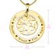 Personalised My Family Tree Necklace - 18ct Gold Plated