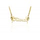 Personalised Name Necklace - 18ct Gold Plated