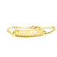 Personalised Name Bracelet/Anklet - 18ct Gold Plated