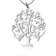 Personalised Tree of My Life Necklace 8 - Sterling Silver