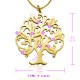 Personalised Tree of My Life Necklace 9 - 18ct Gold Plated