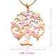 Personalised Tree of My Life Necklace 9 - 18ct Rose Gold Plated