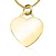 Personalised Forever in My Heart Necklace - 18ct Gold Plated