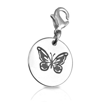 Personalised Butterfly Charm