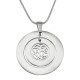 Personalised Circles of Love Necklace Tree - Silver