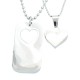 Personalised Dog Tag - Stolen Heart - Two Necklaces - Silver
