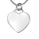 Personalised Forever in My Heart Necklace - Sterling Silver