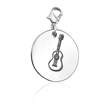 Personalised Guitar Charm