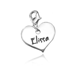 Personalised Heart Charm