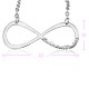 Personalised Classic Infinity Name Necklace - Sterling Silver